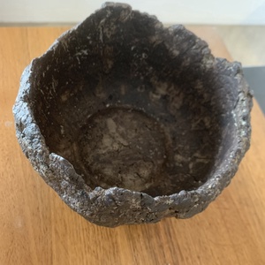 Beton tál wabisabi - otthon & életmód - konyhafelszerelés, tálalás - tálalás - tányér- és poháralátét - Meska.hu