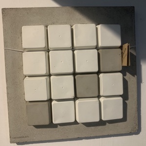 Beton kockás falikép, Otthon & Életmód, Dekoráció, Kép & Falikép, 3d képek, , MESKA