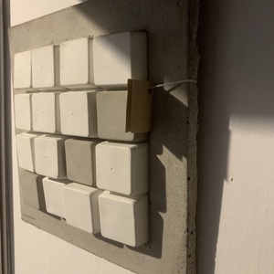 Beton kockás falikép - otthon & életmód - dekoráció - kép & falikép - 3d képek - Meska.hu