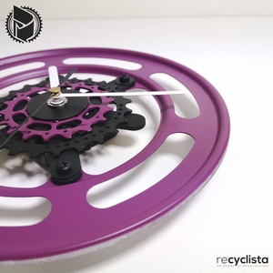 recyclock MES-007 - falióra újrahasznosított kerékpár alkatrészből - otthon & életmód - dekoráció - fali és függő dekoráció - falióra & óra - Meska.hu