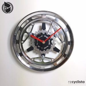 recyclock MES-009 - falióra újrahasznosított kerékpár alkatrészből - Meska.hu