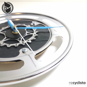 recyclock MES-031- falióra újrahasznosított kerékpár alkatrészből - otthon & életmód - dekoráció - fali és függő dekoráció - falióra & óra - Meska.hu