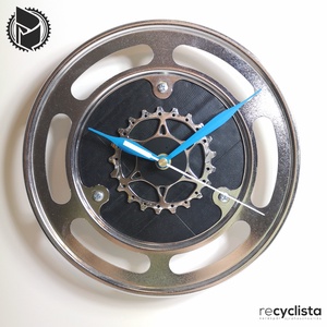 recyclock MES-031- falióra újrahasznosított kerékpár alkatrészből - Meska.hu