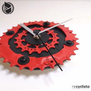recyclock MES-S-002 - falióra újrahasznosított kerékpár alkatrészből - otthon & életmód - dekoráció - fali és függő dekoráció - falióra & óra - Meska.hu