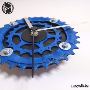recyclock MES-S-006 - falióra újrahasznosított kerékpár alkatrészből - otthon & életmód - dekoráció - fali és függő dekoráció - falióra & óra - Meska.hu