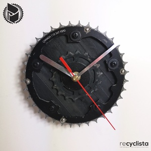 recyclock MES-S-007 - falióra újrahasznosított kerékpár alkatrészből - Meska.hu
