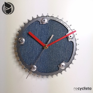 recyclock MES-S-008 - falióra újrahasznosított kerékpár alkatrészből - Meska.hu
