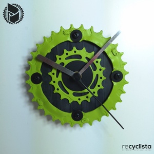 recyclock MES-S-009 - falióra újrahasznosított kerékpár alkatrészből - Meska.hu