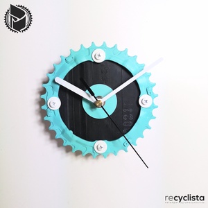 recyclock MES-S-011 - falióra újrahasznosított kerékpár alkatrészből - Meska.hu