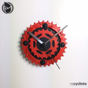 recyclock MES-S-012 - falióra újrahasznosított kerékpár alkatrészből - Meska.hu