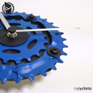 recyclock MES-S-013 - falióra újrahasznosított kerékpár alkatrészből - otthon & életmód - dekoráció - fali és függő dekoráció - falióra & óra - Meska.hu