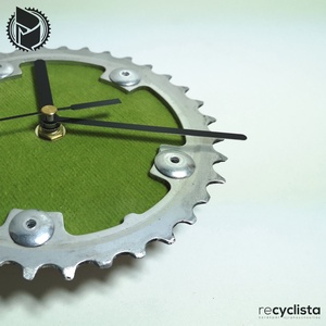 recyclock MES-S-015 - falióra újrahasznosított kerékpár alkatrészből - otthon & életmód - dekoráció - fali és függő dekoráció - falióra & óra - Meska.hu