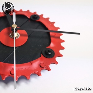 recyclock MES-S-017 - falióra újrahasznosított kerékpár alkatrészből - otthon & életmód - dekoráció - fali és függő dekoráció - falióra & óra - Meska.hu