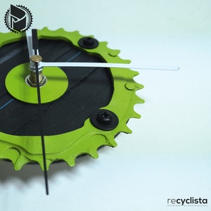 recyclock MES-S-018 - falióra újrahasznosított kerékpár alkatrészből - otthon & életmód - dekoráció - fali és függő dekoráció - falióra & óra - Meska.hu