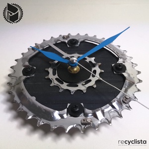 recyclock MES-S-020 - falióra újrahasznosított kerékpár alkatrészből - otthon & életmód - dekoráció - fali és függő dekoráció - falióra & óra - Meska.hu