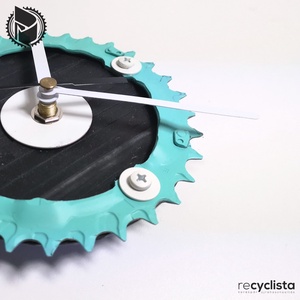 recyclock MES-S-022 - falióra újrahasznosított kerékpár alkatrészből - otthon & életmód - dekoráció - fali és függő dekoráció - falióra & óra - Meska.hu