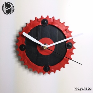 recyclock MES-S-024 - falióra újrahasznosított kerékpár alkatrészből - Meska.hu