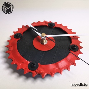 recyclock MES-S-024 - falióra újrahasznosított kerékpár alkatrészből - otthon & életmód - dekoráció - fali és függő dekoráció - falióra & óra - Meska.hu