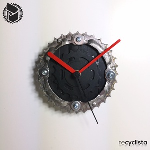 recyclock MES-S-025 - falióra újrahasznosított kerékpár alkatrészből - Meska.hu