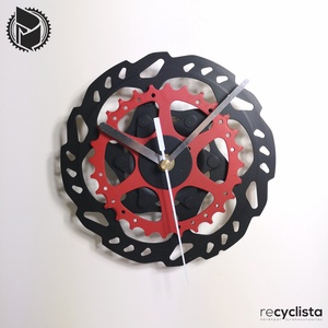 recyclock MES-024 - falióra újrahasznosított kerékpár alkatrészből - Meska.hu