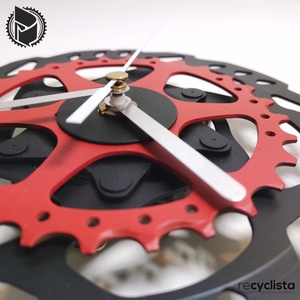 recyclock MES-024 - falióra újrahasznosított kerékpár alkatrészből - otthon & életmód - dekoráció - fali és függő dekoráció - falióra & óra - Meska.hu