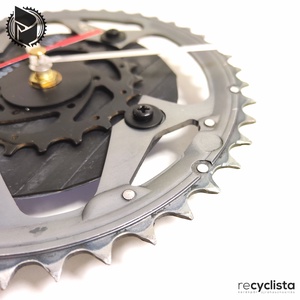 recyclock MES-040 - falióra újrahasznosított kerékpár alkatrészekből - otthon & életmód - dekoráció - fali és függő dekoráció - falióra & óra - Meska.hu