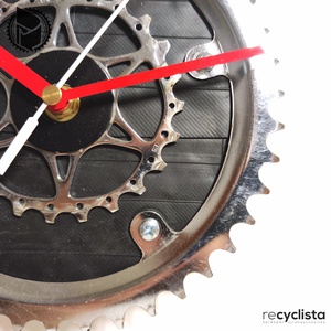 recyclock MES-048 - falióra újrahasznosított kerékpár alkatrészekből  - otthon & életmód - dekoráció - fali és függő dekoráció - falióra & óra - Meska.hu