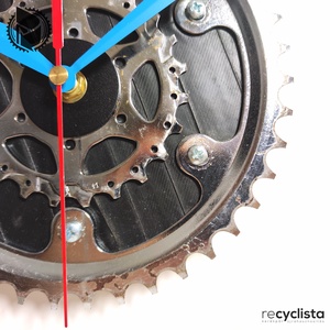recyclock MES-049 - falióra újrahasznosított kerékpár alkatrészekből  - otthon & életmód - dekoráció - fali és függő dekoráció - falióra & óra - Meska.hu