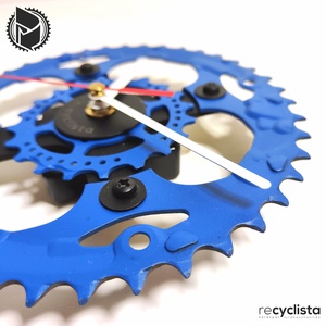 recyclock MES-051 - falióra újrahasznosított kerékpár alkatrészekből  - otthon & életmód - dekoráció - fali és függő dekoráció - falióra & óra - Meska.hu