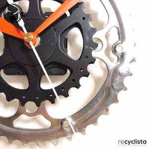 recyclock MES-059 - falióra újrahasznosított kerékpár alkatrészekből - otthon & életmód - dekoráció - fali és függő dekoráció - falióra & óra - Meska.hu