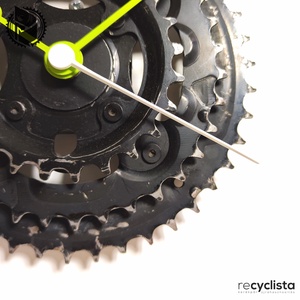 recyclock MES-060 - falióra újrahasznosított kerékpár alkatrészekből - otthon & életmód - dekoráció - fali és függő dekoráció - falióra & óra - Meska.hu
