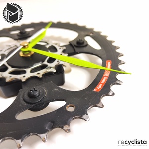 recyclock MES-061 - falióra újrahasznosított kerékpár alkatrészekből - otthon & életmód - dekoráció - fali és függő dekoráció - falióra & óra - Meska.hu