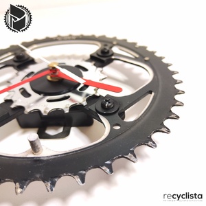 recyclock MES-062 - falióra újrahasznosított kerékpár alkatrészekből - otthon & életmód - dekoráció - fali és függő dekoráció - falióra & óra - Meska.hu