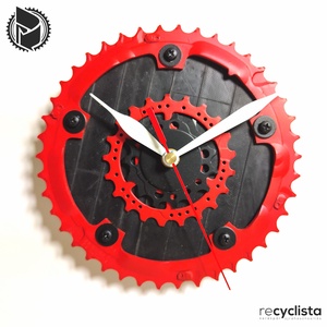 recyclock MES-063 - falióra újrahasznosított kerékpár alkatrészekből - Meska.hu