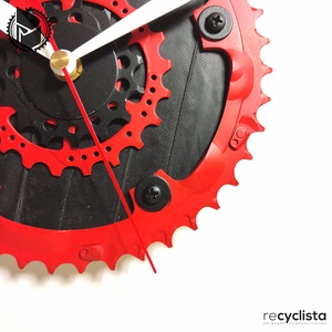 recyclock MES-063 - falióra újrahasznosított kerékpár alkatrészekből - otthon & életmód - dekoráció - fali és függő dekoráció - falióra & óra - Meska.hu