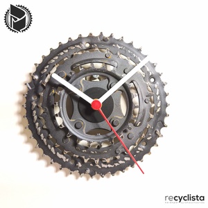 recyclock MES-064 - falióra újrahasznosított kerékpár alkatrészekből - Meska.hu