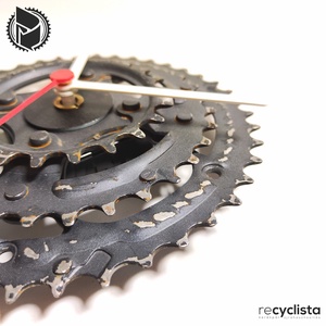 recyclock MES-064 - falióra újrahasznosított kerékpár alkatrészekből - otthon & életmód - dekoráció - fali és függő dekoráció - falióra & óra - Meska.hu