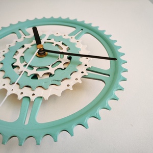 recyclock MES-033 - falióra újrahasznosított kerékpár alkatrészekből  - otthon & életmód - dekoráció - fali és függő dekoráció - falióra & óra - Meska.hu