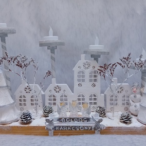 Adventi, karácsonyi asztaldísz - karácsony - adventi díszek - adventi asztaldísz - Meska.hu