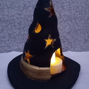 Boszorkány kalap - otthon & életmód - dekoráció - halloween - halloweeni asztaldísz - Meska.hu Boszorkány kalap - otthon & életmód - dekoráció - halloween - halloweeni asztaldísz - Meska.hu