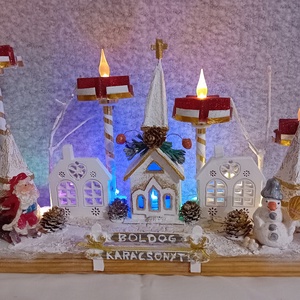 Adventi, karácsonyi asztaldísz - Meska.hu