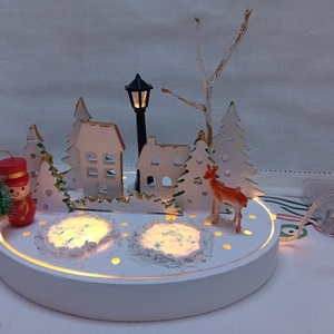 Adventi, karácsonyi asztaldísz - Meska.hu