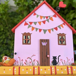 Fali fogas, újrahasznosított fából - Meska.hu