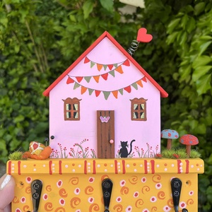 Fali fogas, újrahasznosított fából - otthon & életmód - bútor - fogas - Meska.hu