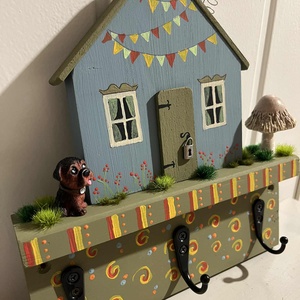 Fali fogas, újrahasznosított fából - otthon & életmód - bútor - fogas - Meska.hu