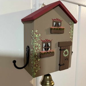 Fali kulcstartó, újrahasznosított fából - otthon & életmód - dekoráció - fali és függő dekoráció - fali kulcstartó - Meska.hu