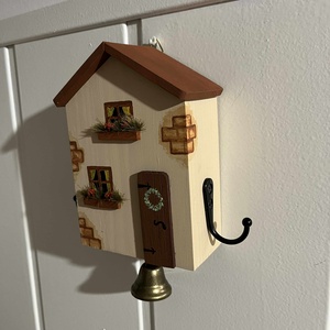 Fali kulcstartó, újrahasznosított fából - otthon & életmód - dekoráció - fali és függő dekoráció - fali kulcstartó - Meska.hu