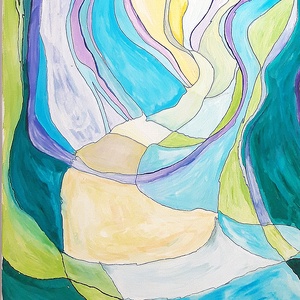 Varázsút c. festmény - művészet - festmény - akvarell - Meska.hu