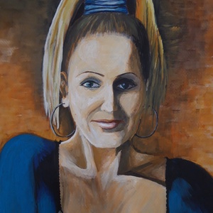 Aphrodite No.74., Művészet, Festmény, Akvarell, Festészet, MESKA