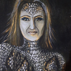 Kehely és Őrzője c.festmény - művészet - festmény - akvarell - Meska.hu